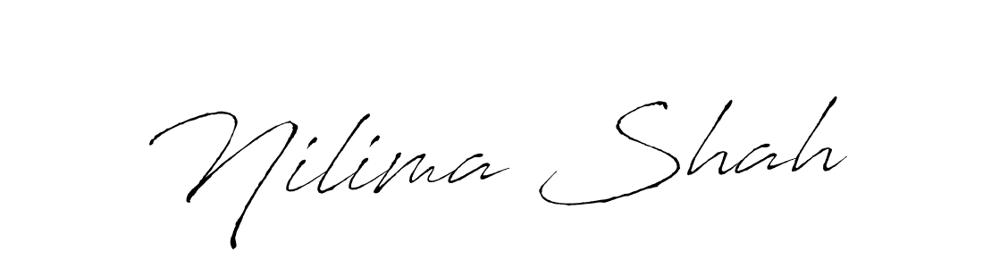 Also we have Nilima Shah name is the best signature style. Create professional handwritten signature collection using Antro_Vectra autograph style. Nilima Shah signature style 6 images and pictures png