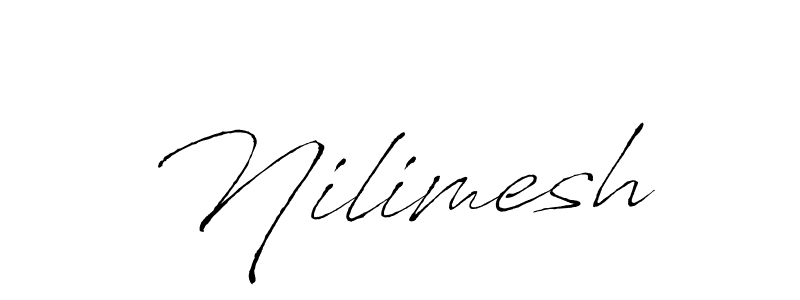 Use a signature maker to create a handwritten signature online. With this signature software, you can design (Antro_Vectra) your own signature for name Nilimesh. Nilimesh signature style 6 images and pictures png