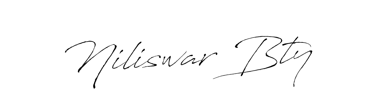 Also we have Niliswar Bty name is the best signature style. Create professional handwritten signature collection using Antro_Vectra autograph style. Niliswar Bty signature style 6 images and pictures png