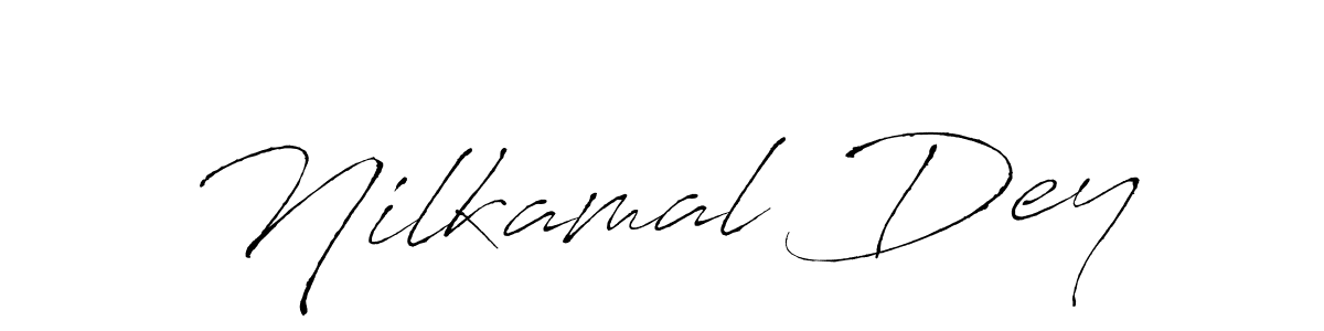 Make a beautiful signature design for name Nilkamal Dey. With this signature (Antro_Vectra) style, you can create a handwritten signature for free. Nilkamal Dey signature style 6 images and pictures png