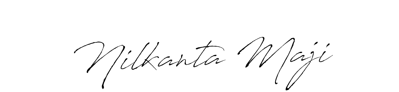 Create a beautiful signature design for name Nilkanta Maji. With this signature (Antro_Vectra) fonts, you can make a handwritten signature for free. Nilkanta Maji signature style 6 images and pictures png