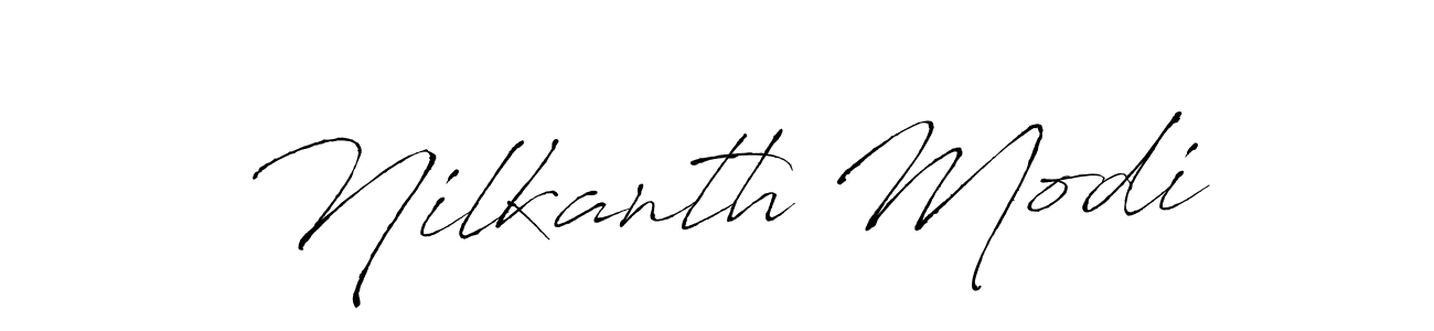 How to make Nilkanth Modi signature? Antro_Vectra is a professional autograph style. Create handwritten signature for Nilkanth Modi name. Nilkanth Modi signature style 6 images and pictures png