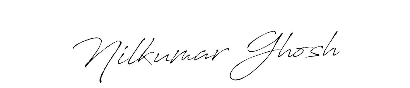 Make a beautiful signature design for name Nilkumar Ghosh. With this signature (Antro_Vectra) style, you can create a handwritten signature for free. Nilkumar Ghosh signature style 6 images and pictures png
