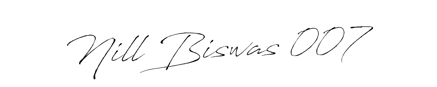 Make a beautiful signature design for name Nill Biswas 007. Use this online signature maker to create a handwritten signature for free. Nill Biswas 007 signature style 6 images and pictures png