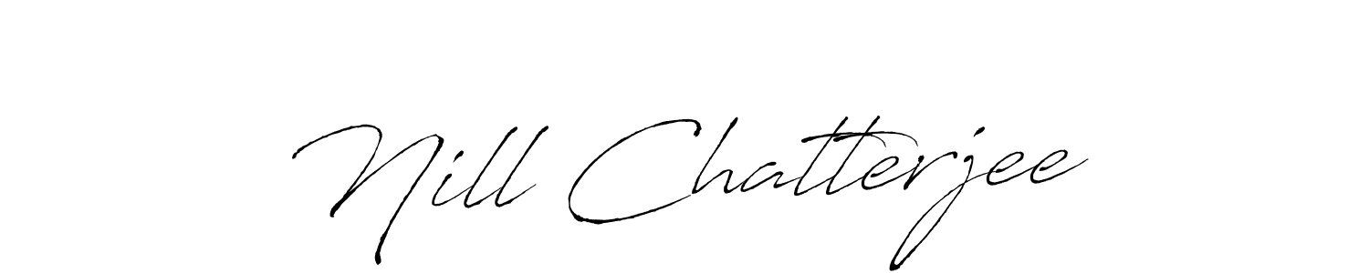 This is the best signature style for the Nill Chatterjee name. Also you like these signature font (Antro_Vectra). Mix name signature. Nill Chatterjee signature style 6 images and pictures png