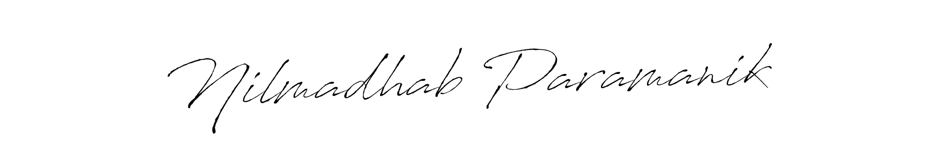 Use a signature maker to create a handwritten signature online. With this signature software, you can design (Antro_Vectra) your own signature for name Nilmadhab Paramanik. Nilmadhab Paramanik signature style 6 images and pictures png
