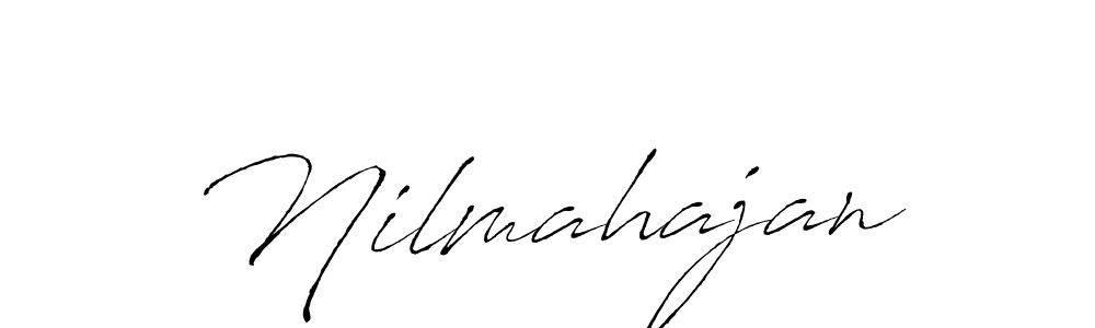 Create a beautiful signature design for name Nilmahajan. With this signature (Antro_Vectra) fonts, you can make a handwritten signature for free. Nilmahajan signature style 6 images and pictures png
