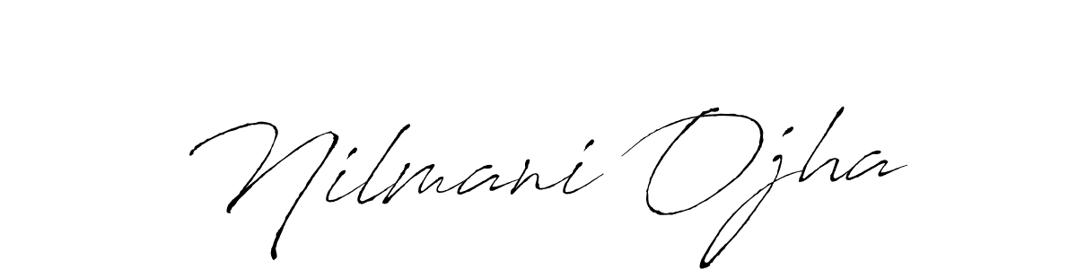 Nilmani Ojha stylish signature style. Best Handwritten Sign (Antro_Vectra) for my name. Handwritten Signature Collection Ideas for my name Nilmani Ojha. Nilmani Ojha signature style 6 images and pictures png