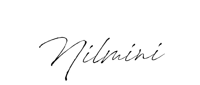 You should practise on your own different ways (Antro_Vectra) to write your name (Nilmini) in signature. don't let someone else do it for you. Nilmini signature style 6 images and pictures png