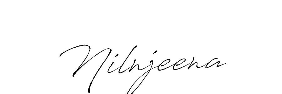 Make a beautiful signature design for name Nilnjeena. With this signature (Antro_Vectra) style, you can create a handwritten signature for free. Nilnjeena signature style 6 images and pictures png