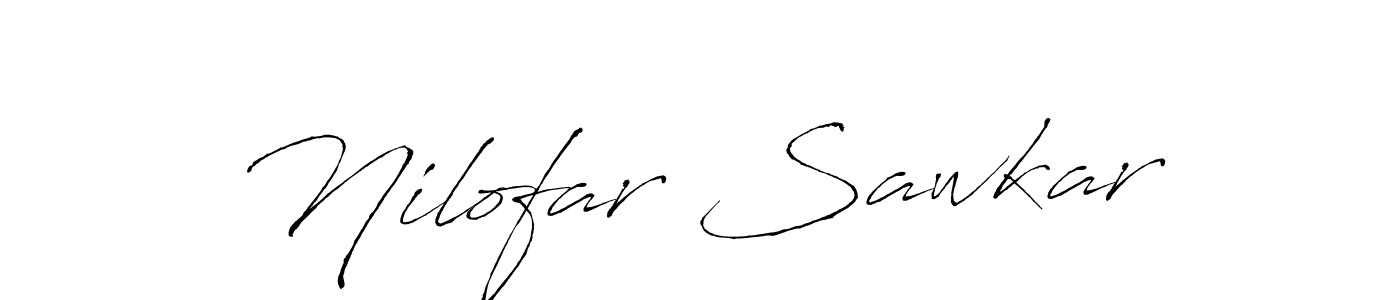 Also we have Nilofar Sawkar name is the best signature style. Create professional handwritten signature collection using Antro_Vectra autograph style. Nilofar Sawkar signature style 6 images and pictures png