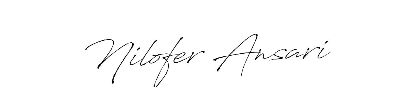 Use a signature maker to create a handwritten signature online. With this signature software, you can design (Antro_Vectra) your own signature for name Nilofer Ansari. Nilofer Ansari signature style 6 images and pictures png