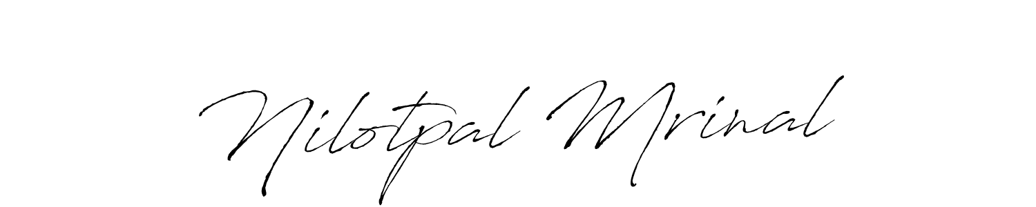 Antro_Vectra is a professional signature style that is perfect for those who want to add a touch of class to their signature. It is also a great choice for those who want to make their signature more unique. Get Nilotpal Mrinal name to fancy signature for free. Nilotpal Mrinal signature style 6 images and pictures png