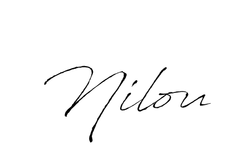 Antro_Vectra is a professional signature style that is perfect for those who want to add a touch of class to their signature. It is also a great choice for those who want to make their signature more unique. Get Nilou name to fancy signature for free. Nilou signature style 6 images and pictures png