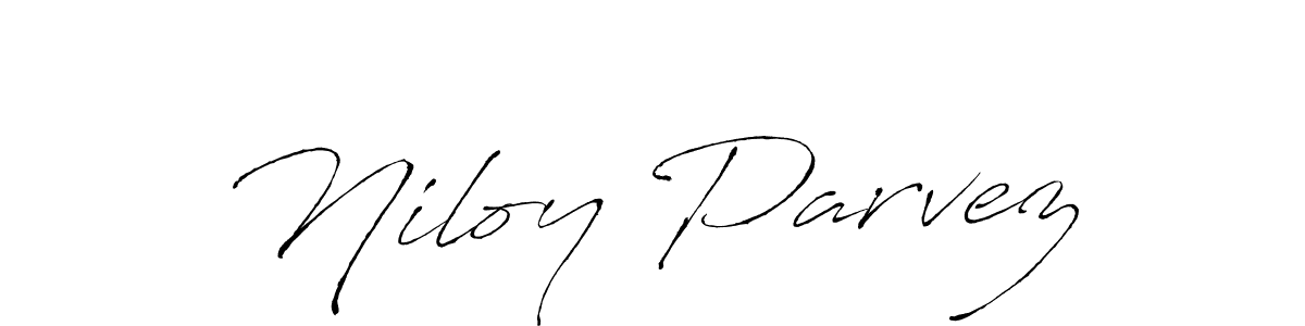 Also You can easily find your signature by using the search form. We will create Niloy Parvez name handwritten signature images for you free of cost using Antro_Vectra sign style. Niloy Parvez signature style 6 images and pictures png