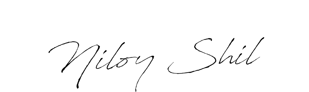 Niloy Shil stylish signature style. Best Handwritten Sign (Antro_Vectra) for my name. Handwritten Signature Collection Ideas for my name Niloy Shil. Niloy Shil signature style 6 images and pictures png