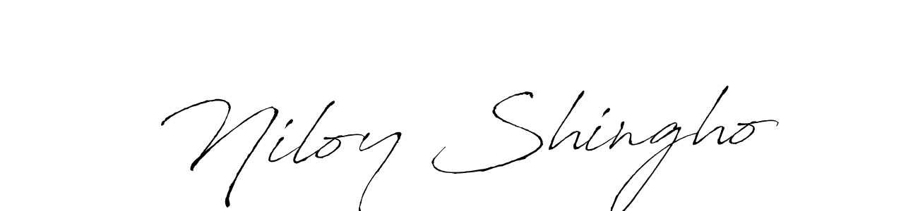 Antro_Vectra is a professional signature style that is perfect for those who want to add a touch of class to their signature. It is also a great choice for those who want to make their signature more unique. Get Niloy Shingho name to fancy signature for free. Niloy Shingho signature style 6 images and pictures png