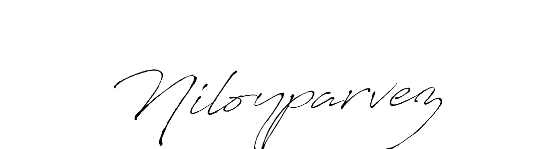 You should practise on your own different ways (Antro_Vectra) to write your name (Niloyparvez) in signature. don't let someone else do it for you. Niloyparvez signature style 6 images and pictures png