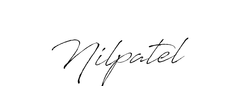 You should practise on your own different ways (Antro_Vectra) to write your name (Nilpatel) in signature. don't let someone else do it for you. Nilpatel signature style 6 images and pictures png