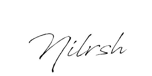 if you are searching for the best signature style for your name Nilrsh. so please give up your signature search. here we have designed multiple signature styles  using Antro_Vectra. Nilrsh signature style 6 images and pictures png