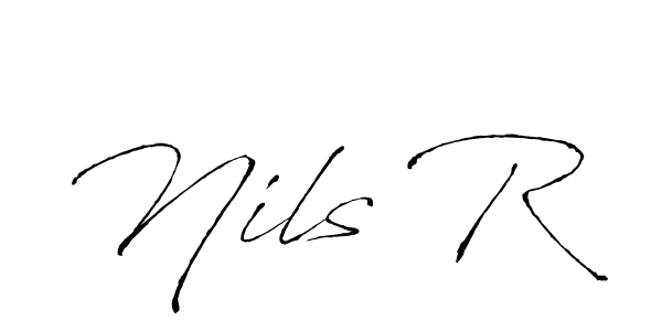 Antro_Vectra is a professional signature style that is perfect for those who want to add a touch of class to their signature. It is also a great choice for those who want to make their signature more unique. Get Nils R name to fancy signature for free. Nils R signature style 6 images and pictures png