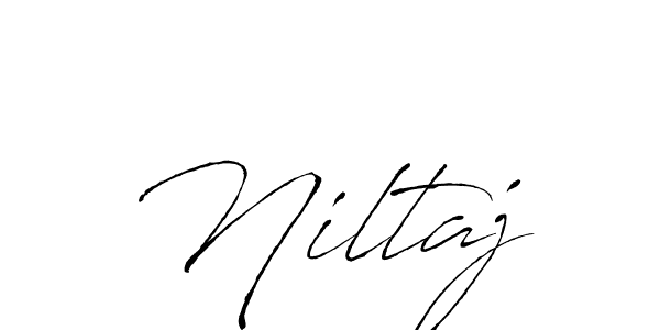 Make a beautiful signature design for name Niltaj. With this signature (Antro_Vectra) style, you can create a handwritten signature for free. Niltaj signature style 6 images and pictures png