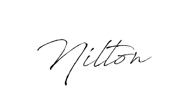 if you are searching for the best signature style for your name Nilton. so please give up your signature search. here we have designed multiple signature styles  using Antro_Vectra. Nilton signature style 6 images and pictures png