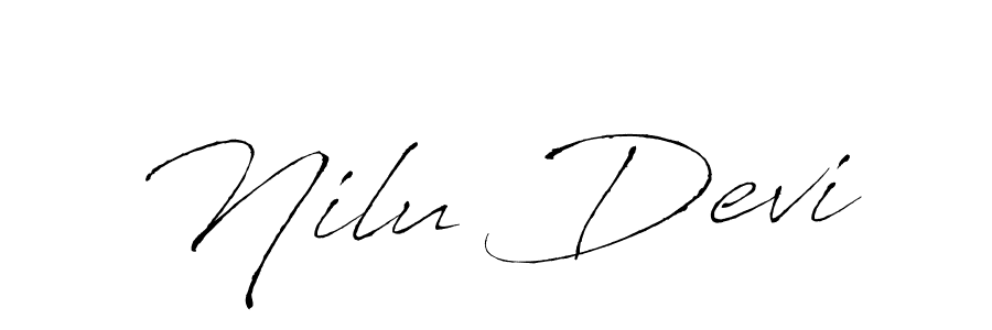 Also we have Nilu Devi name is the best signature style. Create professional handwritten signature collection using Antro_Vectra autograph style. Nilu Devi signature style 6 images and pictures png