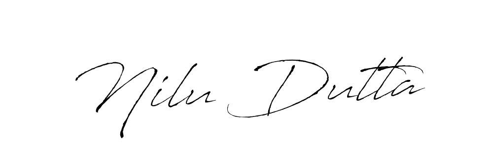 if you are searching for the best signature style for your name Nilu Dutta. so please give up your signature search. here we have designed multiple signature styles  using Antro_Vectra. Nilu Dutta signature style 6 images and pictures png