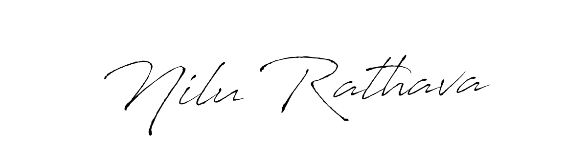 How to make Nilu Rathava signature? Antro_Vectra is a professional autograph style. Create handwritten signature for Nilu Rathava name. Nilu Rathava signature style 6 images and pictures png