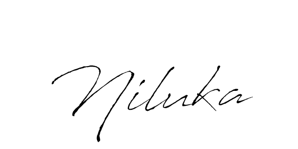 Best and Professional Signature Style for Niluka. Antro_Vectra Best Signature Style Collection. Niluka signature style 6 images and pictures png