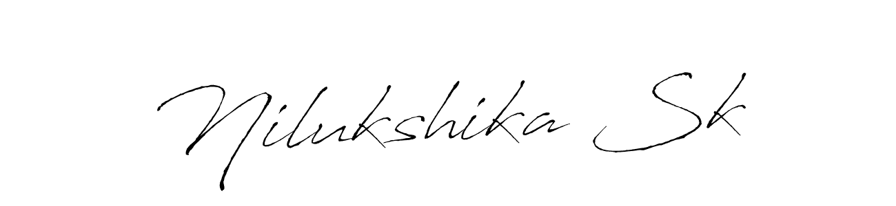 You can use this online signature creator to create a handwritten signature for the name Nilukshika Sk. This is the best online autograph maker. Nilukshika Sk signature style 6 images and pictures png