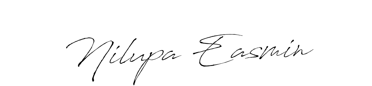 How to Draw Nilupa Easmin signature style? Antro_Vectra is a latest design signature styles for name Nilupa Easmin. Nilupa Easmin signature style 6 images and pictures png