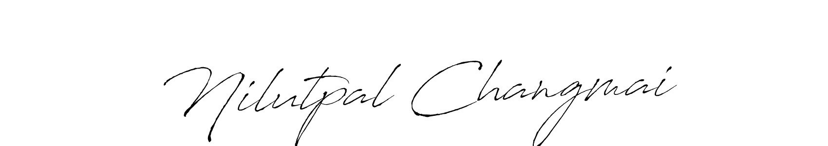 Also You can easily find your signature by using the search form. We will create Nilutpal Changmai name handwritten signature images for you free of cost using Antro_Vectra sign style. Nilutpal Changmai signature style 6 images and pictures png