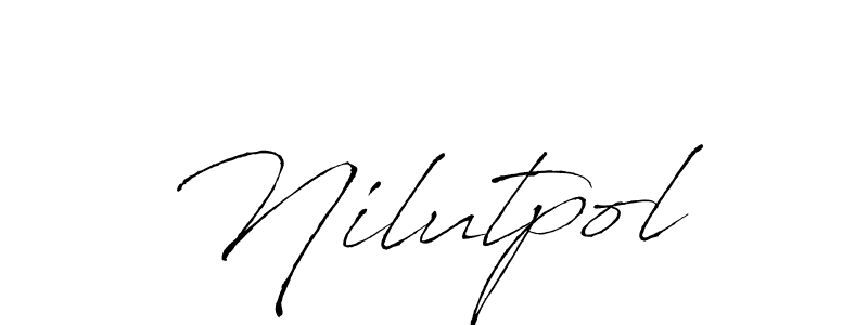 You should practise on your own different ways (Antro_Vectra) to write your name (Nilutpol) in signature. don't let someone else do it for you. Nilutpol signature style 6 images and pictures png