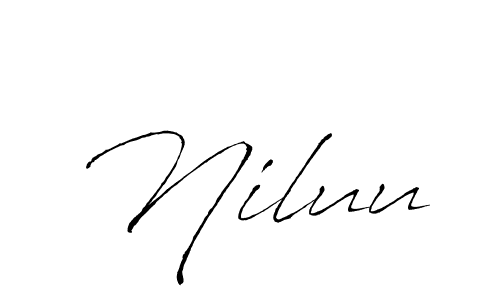 Make a short Niluu signature style. Manage your documents anywhere anytime using Antro_Vectra. Create and add eSignatures, submit forms, share and send files easily. Niluu signature style 6 images and pictures png