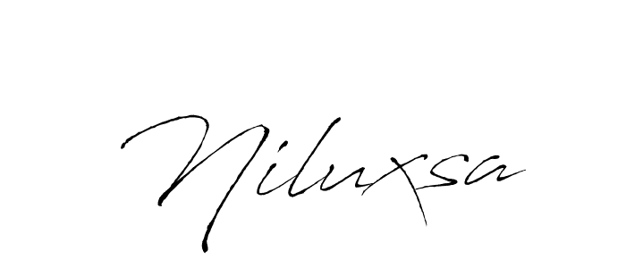 You should practise on your own different ways (Antro_Vectra) to write your name (Niluxsa) in signature. don't let someone else do it for you. Niluxsa signature style 6 images and pictures png