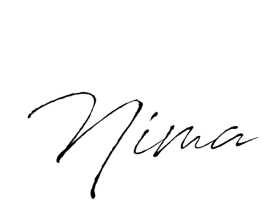 Nima stylish signature style. Best Handwritten Sign (Antro_Vectra) for my name. Handwritten Signature Collection Ideas for my name Nima. Nima signature style 6 images and pictures png