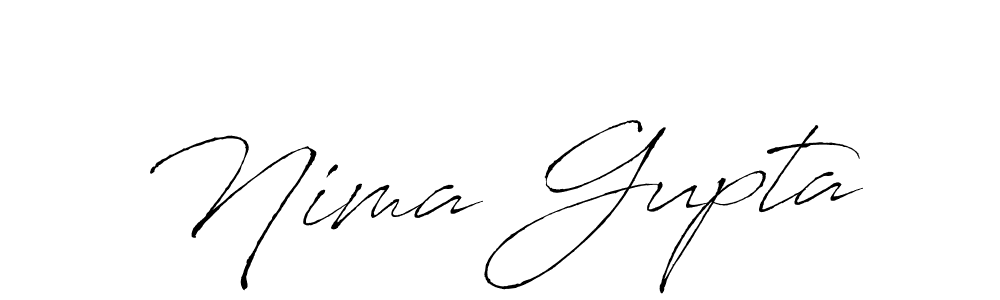 Also we have Nima Gupta name is the best signature style. Create professional handwritten signature collection using Antro_Vectra autograph style. Nima Gupta signature style 6 images and pictures png