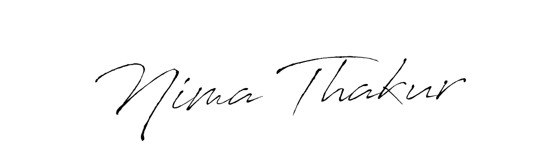 Nima Thakur stylish signature style. Best Handwritten Sign (Antro_Vectra) for my name. Handwritten Signature Collection Ideas for my name Nima Thakur. Nima Thakur signature style 6 images and pictures png