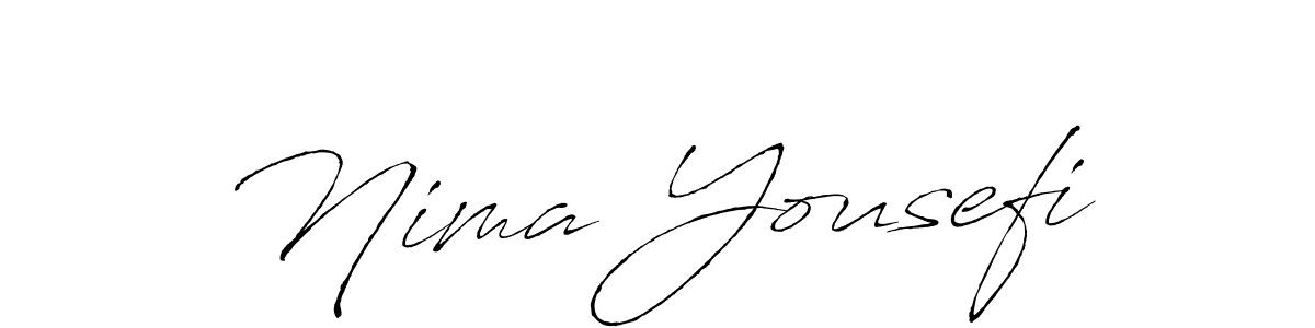 Use a signature maker to create a handwritten signature online. With this signature software, you can design (Antro_Vectra) your own signature for name Nima Yousefi. Nima Yousefi signature style 6 images and pictures png