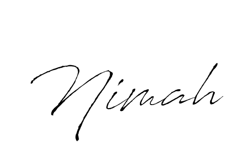 How to make Nimah signature? Antro_Vectra is a professional autograph style. Create handwritten signature for Nimah name. Nimah signature style 6 images and pictures png