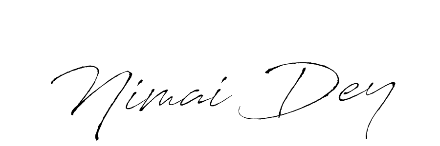 Nimai Dey stylish signature style. Best Handwritten Sign (Antro_Vectra) for my name. Handwritten Signature Collection Ideas for my name Nimai Dey. Nimai Dey signature style 6 images and pictures png