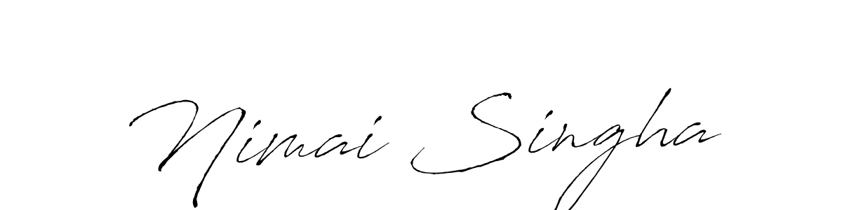 Design your own signature with our free online signature maker. With this signature software, you can create a handwritten (Antro_Vectra) signature for name Nimai Singha. Nimai Singha signature style 6 images and pictures png