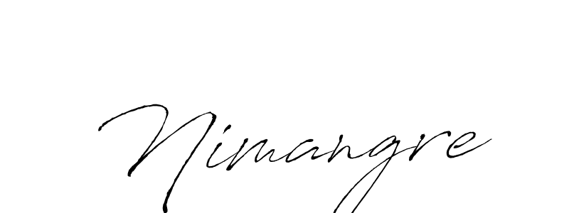 You should practise on your own different ways (Antro_Vectra) to write your name (Nimangre) in signature. don't let someone else do it for you. Nimangre signature style 6 images and pictures png