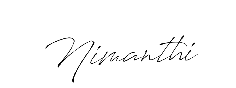 You should practise on your own different ways (Antro_Vectra) to write your name (Nimanthi) in signature. don't let someone else do it for you. Nimanthi signature style 6 images and pictures png