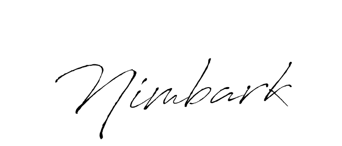 Create a beautiful signature design for name Nimbark. With this signature (Antro_Vectra) fonts, you can make a handwritten signature for free. Nimbark signature style 6 images and pictures png