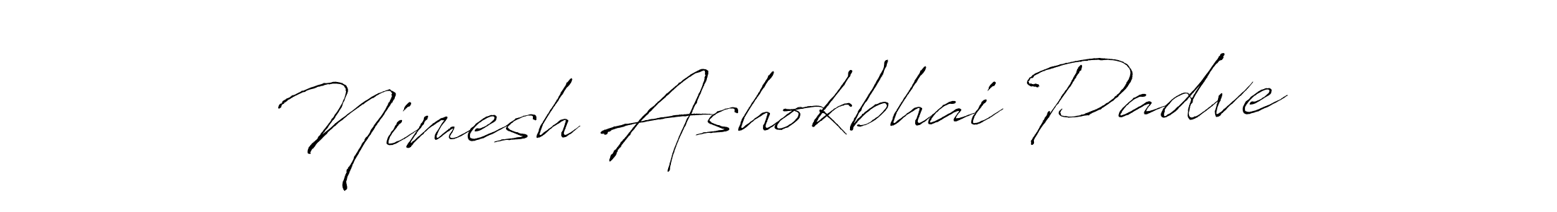 Make a beautiful signature design for name Nimesh Ashokbhai Padve. Use this online signature maker to create a handwritten signature for free. Nimesh Ashokbhai Padve signature style 6 images and pictures png