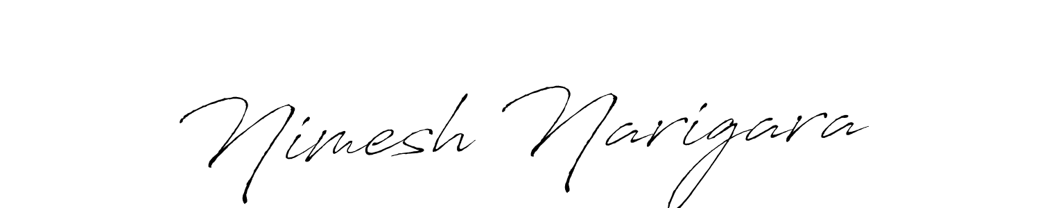 You can use this online signature creator to create a handwritten signature for the name Nimesh Narigara. This is the best online autograph maker. Nimesh Narigara signature style 6 images and pictures png