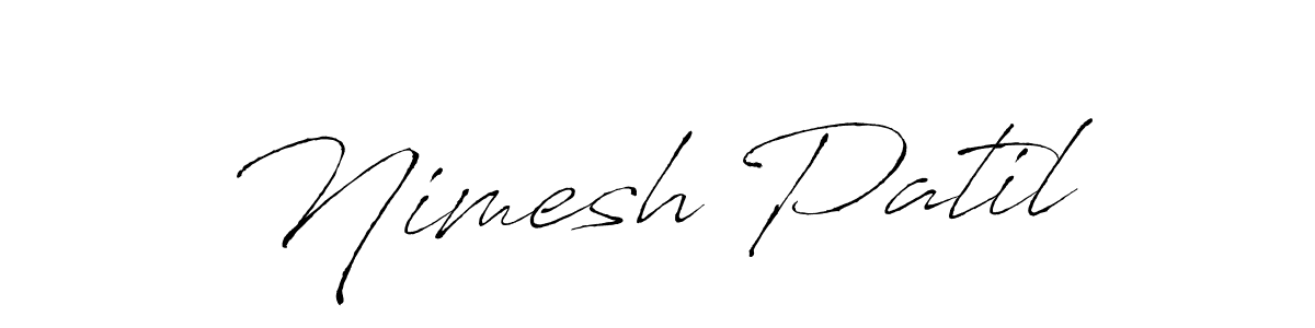 Use a signature maker to create a handwritten signature online. With this signature software, you can design (Antro_Vectra) your own signature for name Nimesh Patil. Nimesh Patil signature style 6 images and pictures png